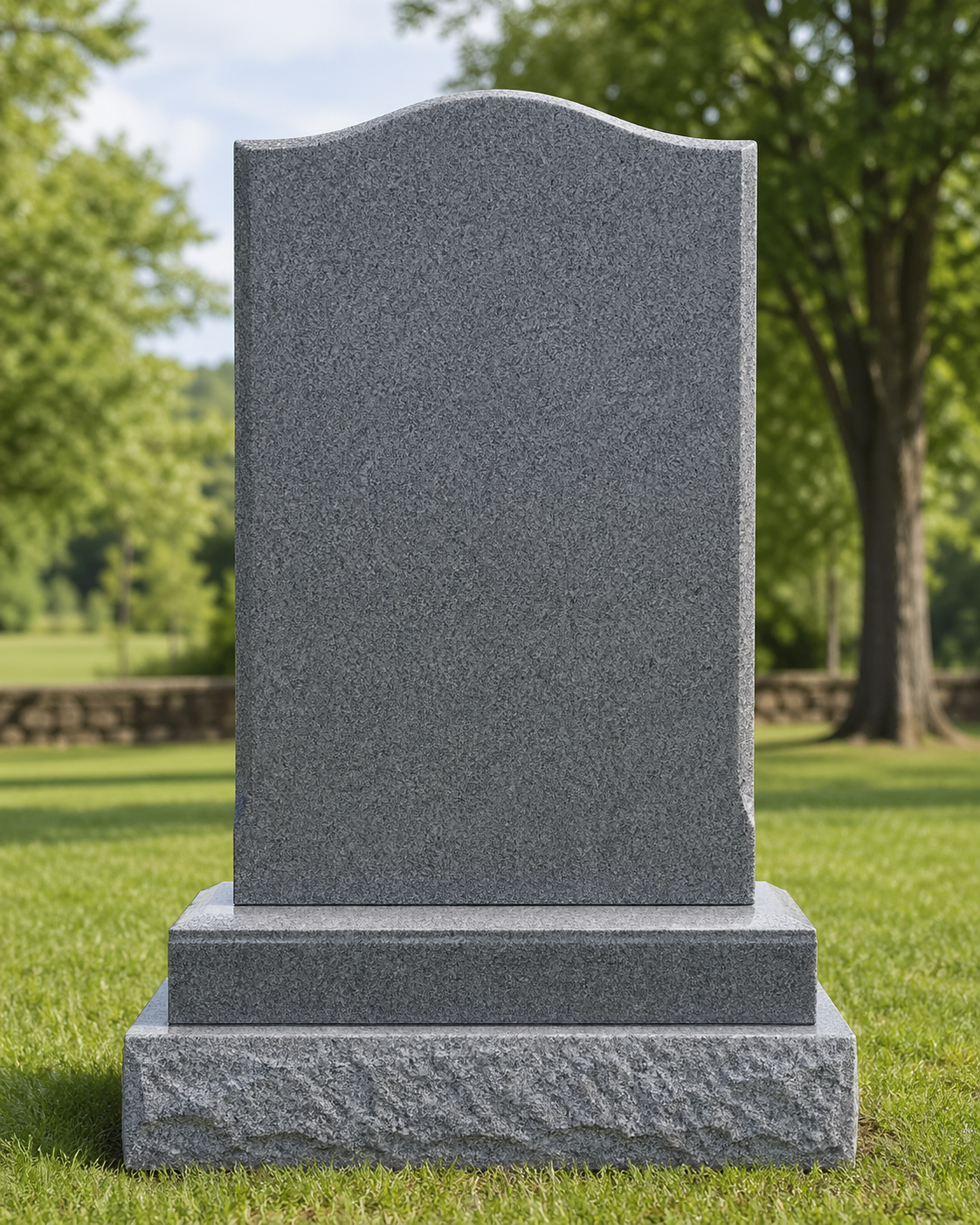granite Headstone Design hand-carved by Headstone Design Studio in NJ — image 2